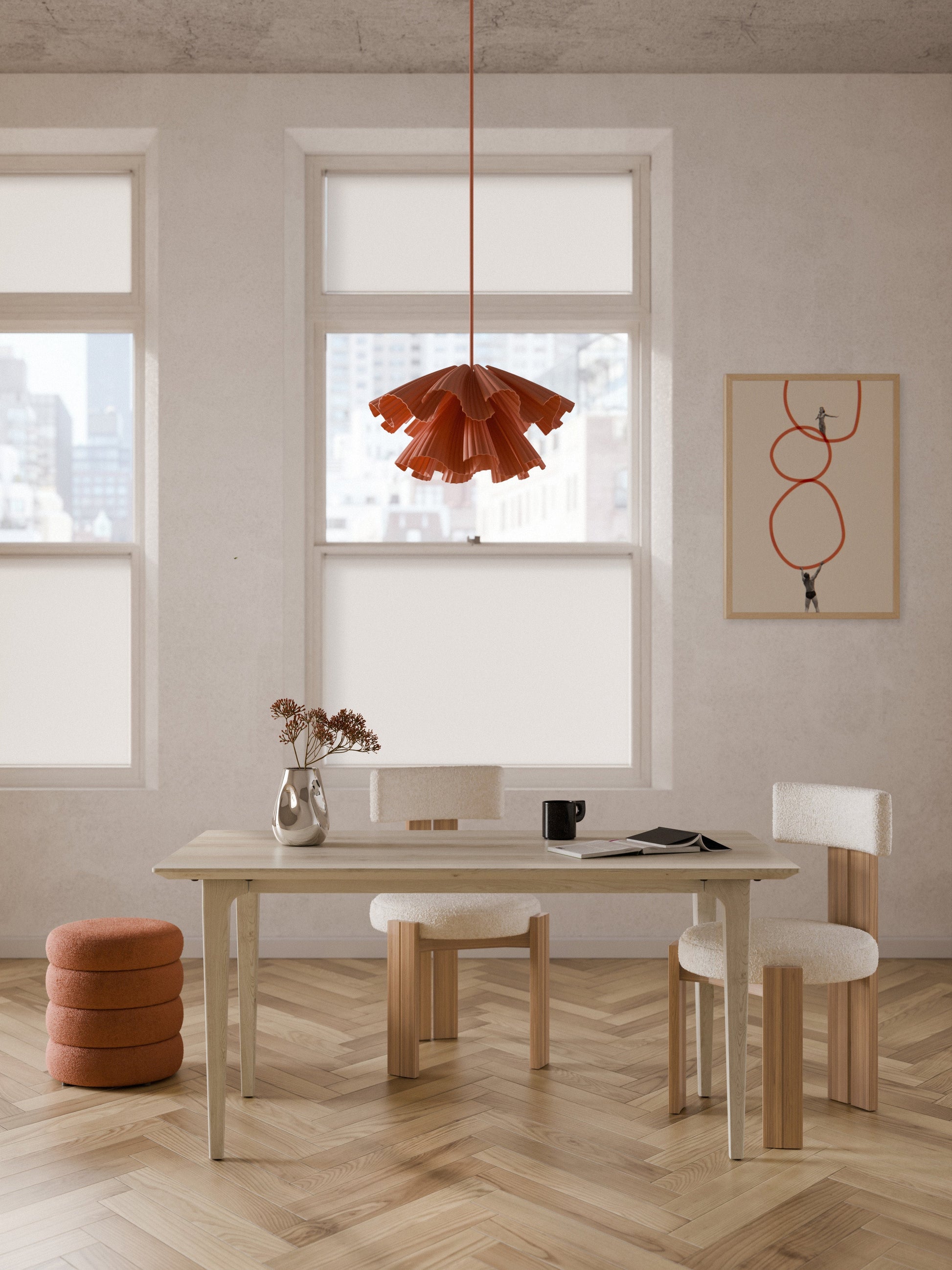 Archaldi Dining Table in Oak, in Various Sizes