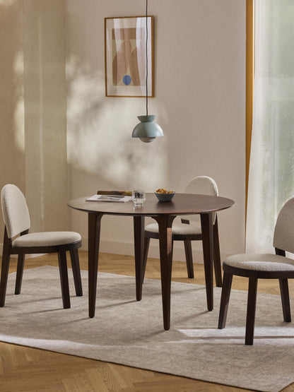Archaldi Round Mango Wood Dining Table, Ø 110 cm
