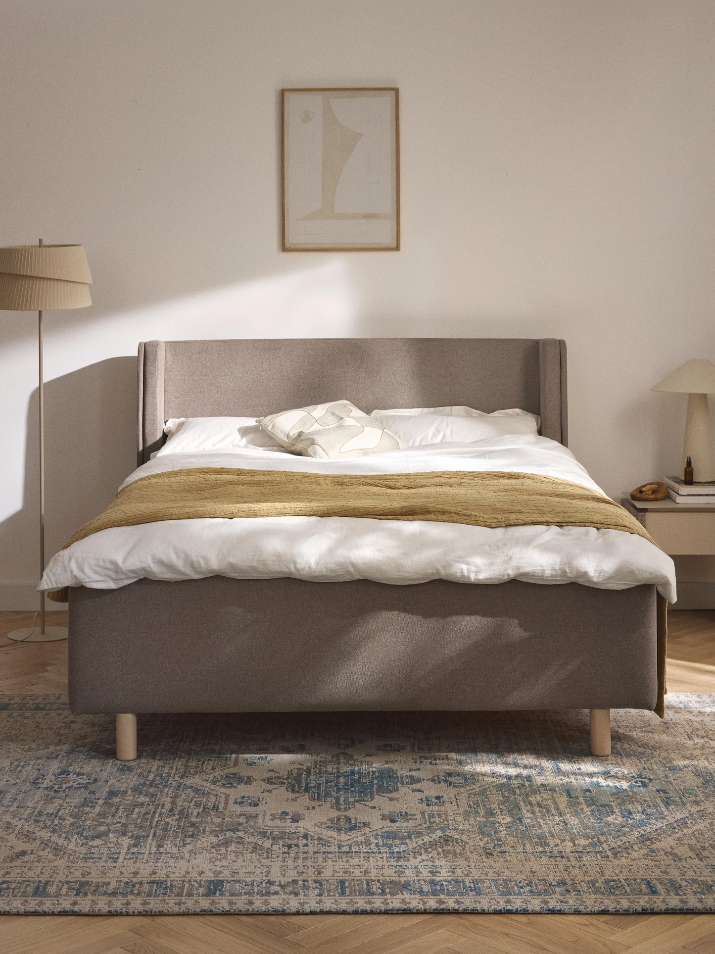 Archilla Upholstered Bed with Drawers