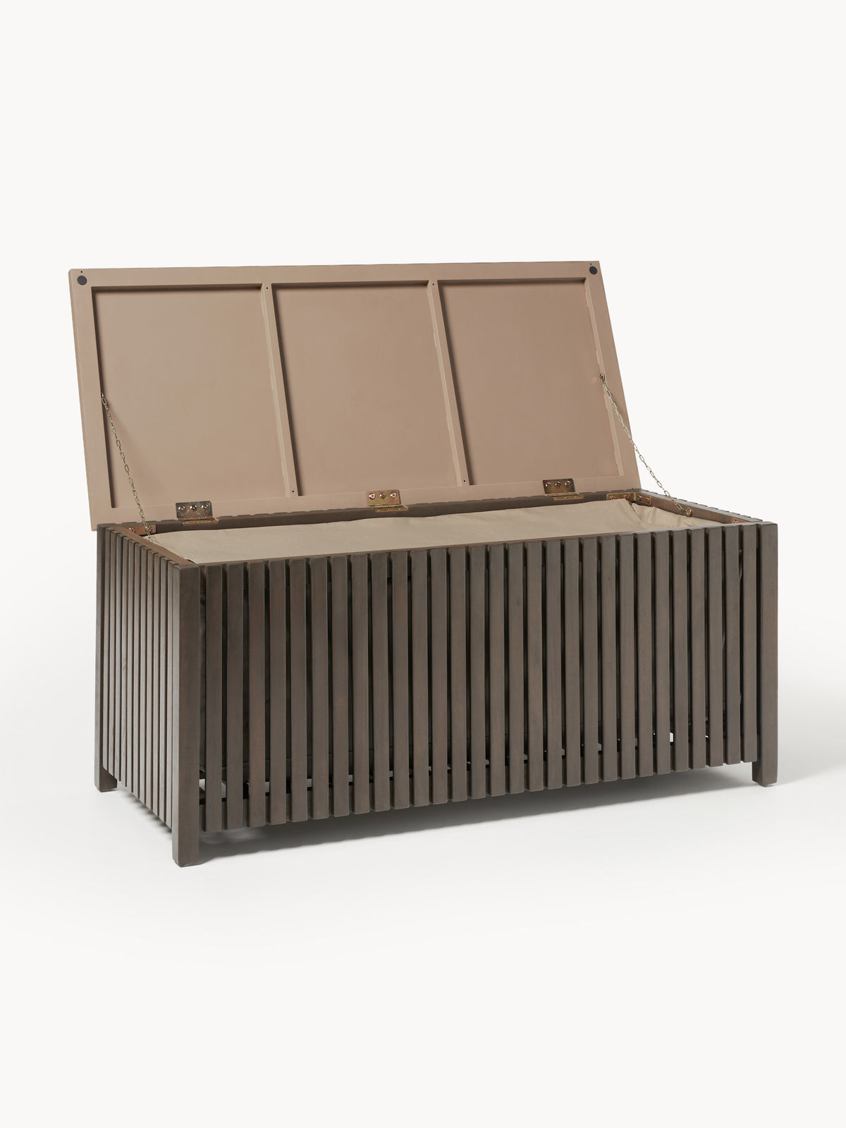 Arkilla Acacia Wood Garden Storage Box with Insert, W 129 cm