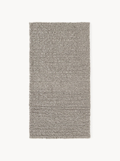 Brunilla Handmade Wool Rug with Braided Texture