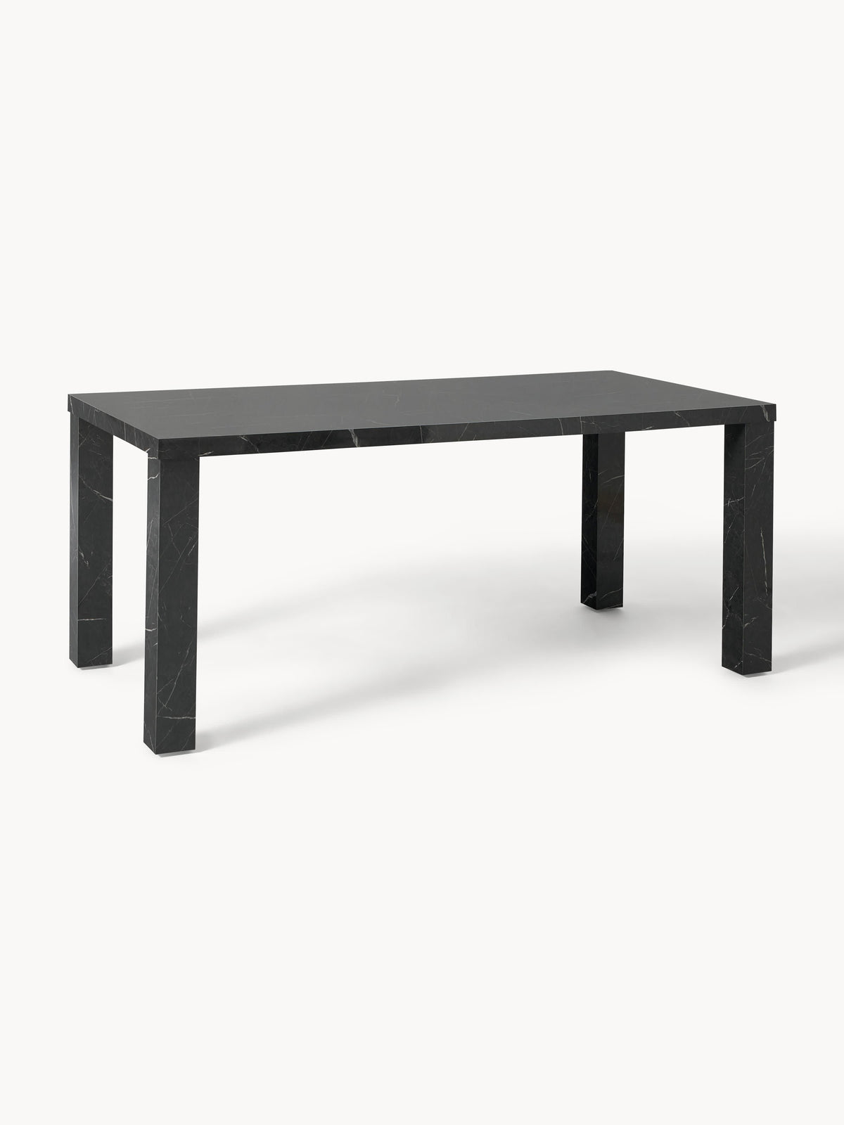 Carlmont Dining Table in Marble Look, 180 x 90 cm