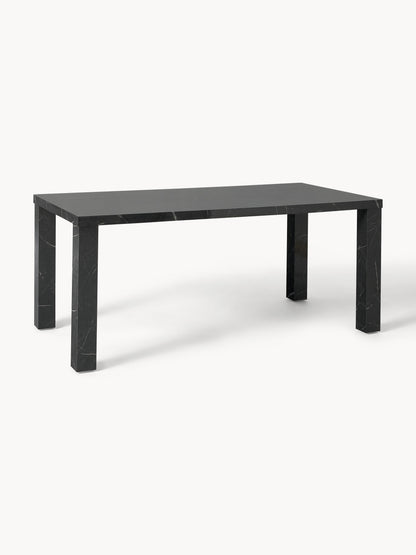 Carlmont Dining Table in Marble Look, 180 x 90 cm