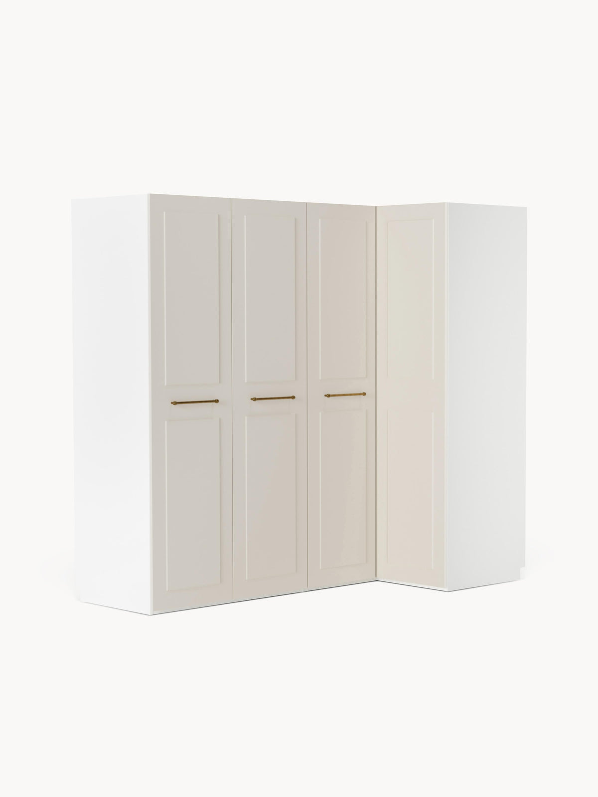 Charlisse Modular Corner Wardrobe, 215 cm Wide, in Various Sizes