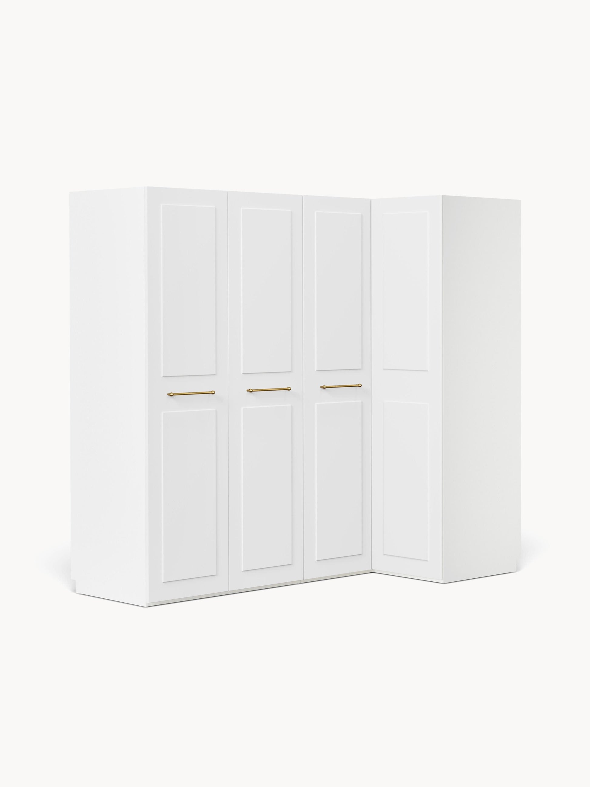 Charlisse Modular Corner Wardrobe, 215 cm Wide, in Various Sizes