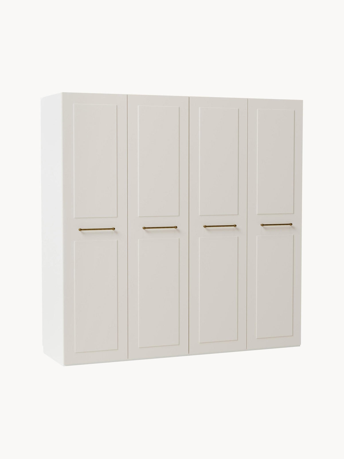 Charlisse Modular Hinged-Door Wardrobe, 200 cm Wide, in Various Sizes