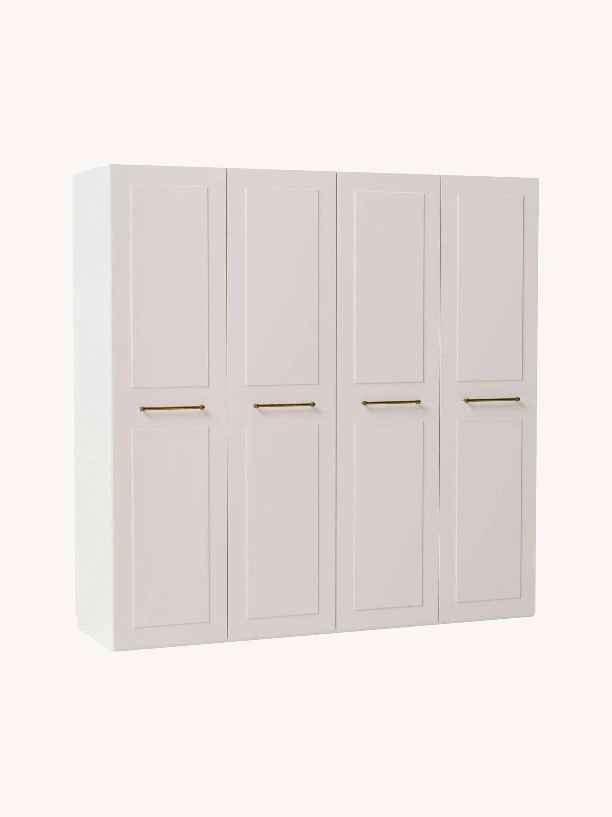 Charlisse Modular Hinged-Door Wardrobe, 200 cm Wide, in Various Sizes