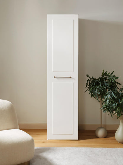 Charlisse Modular Hinged-Door Wardrobe, 50 cm Wide, in Various Sizes