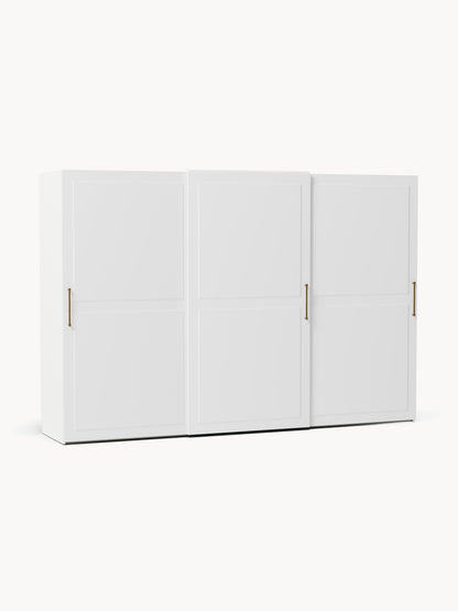 Charlisse Modular Sliding-Door Wardrobe, 300 cm Wide, in Various Sizes