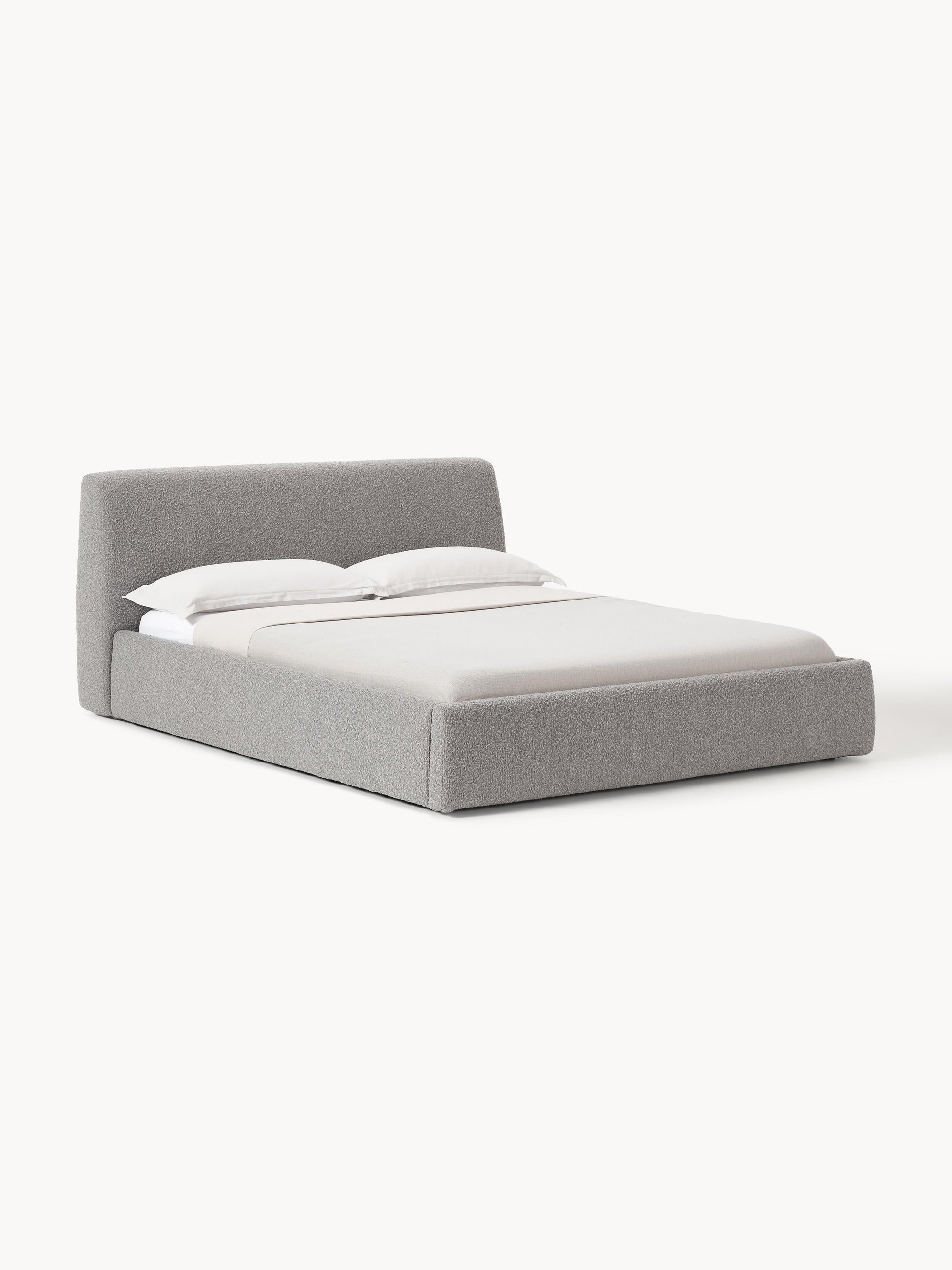 Cloudric Upholstered Bouclé Bed