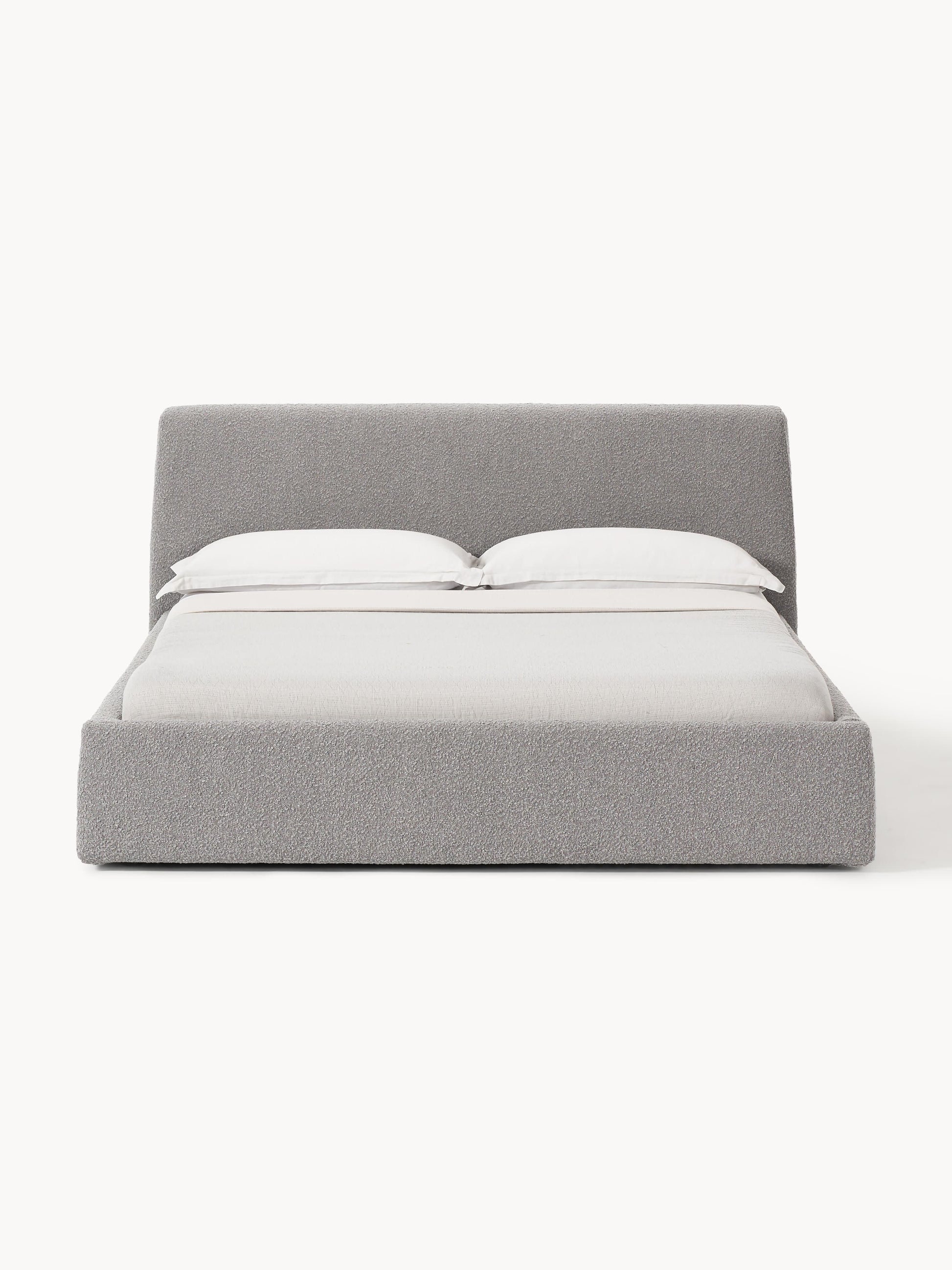 Cloudric Upholstered Bouclé Bed