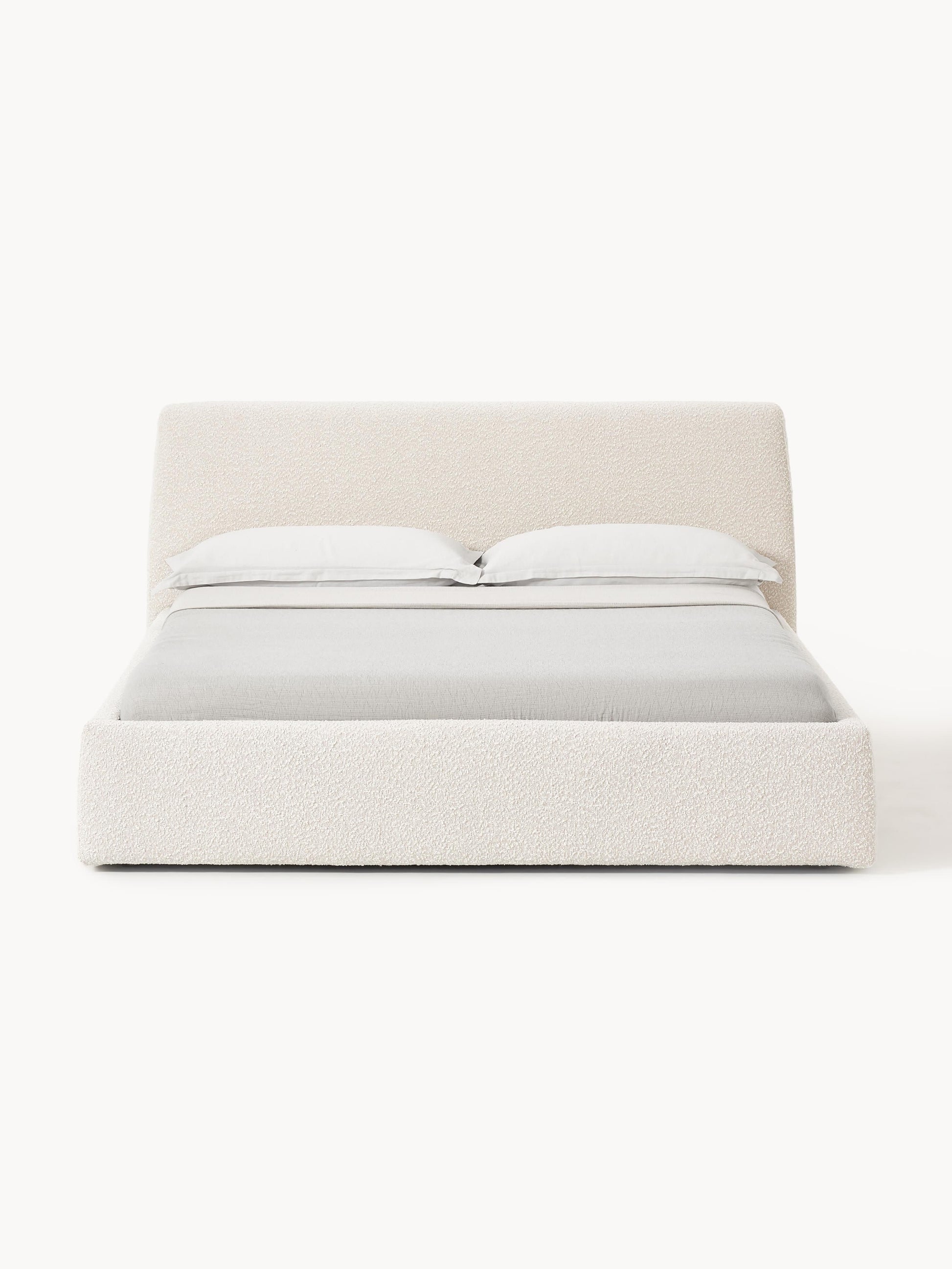 Cloudric Upholstered Bouclé Bed