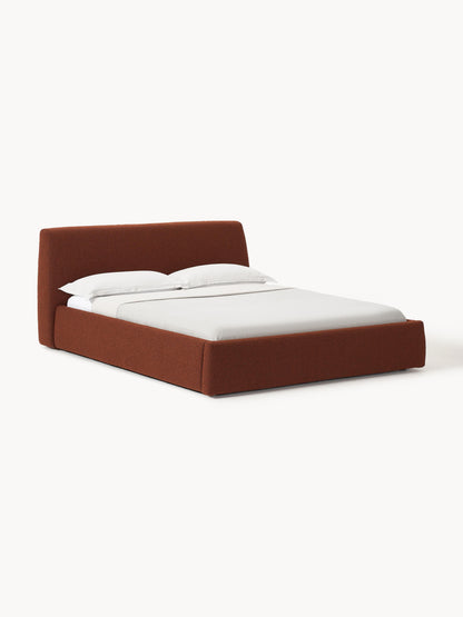 Cloudric Upholstered Bouclé Bed with Storage