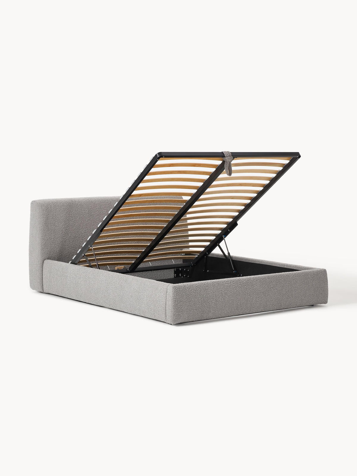 Cloudric Upholstered Bouclé Bed with Storage