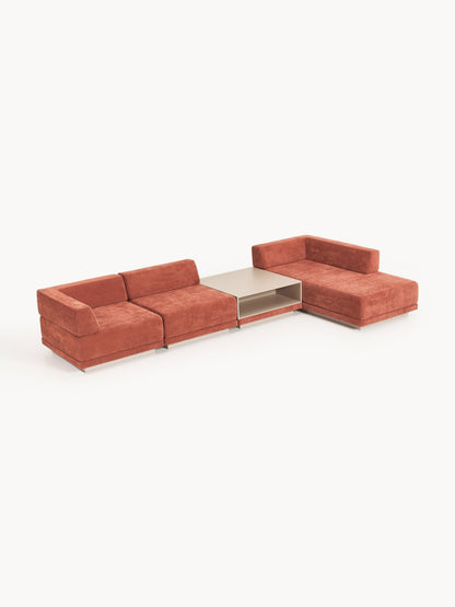 Colinaster Modular Corner Sofa (4-Seater) with Coffee Table