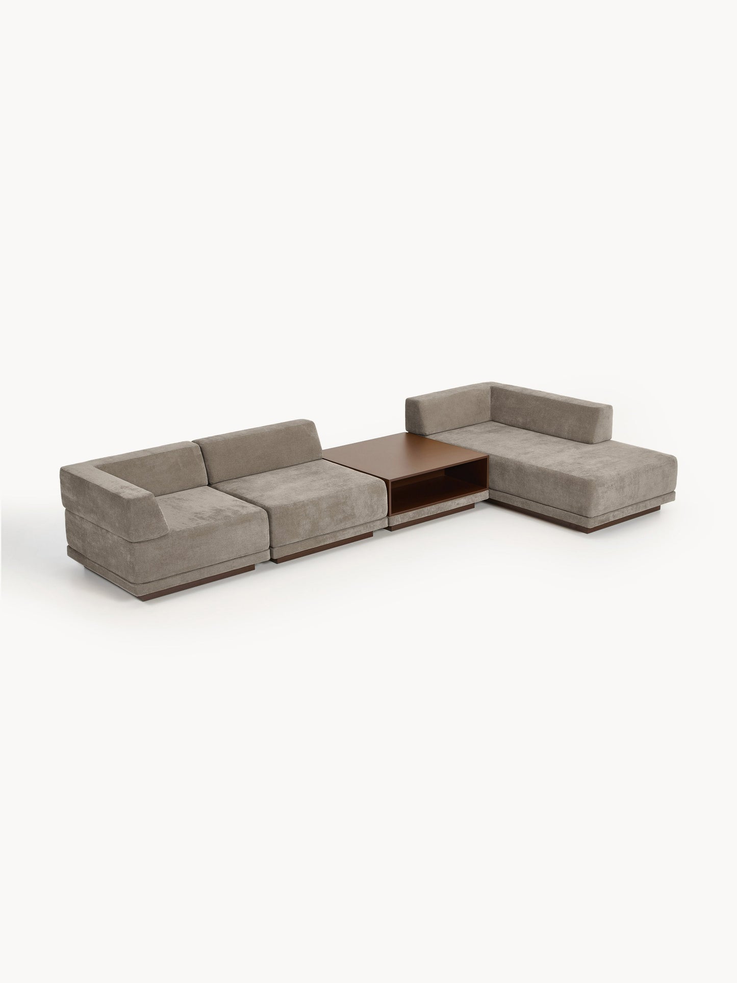 Colinaster Modular Corner Sofa (4-Seater) with Coffee Table