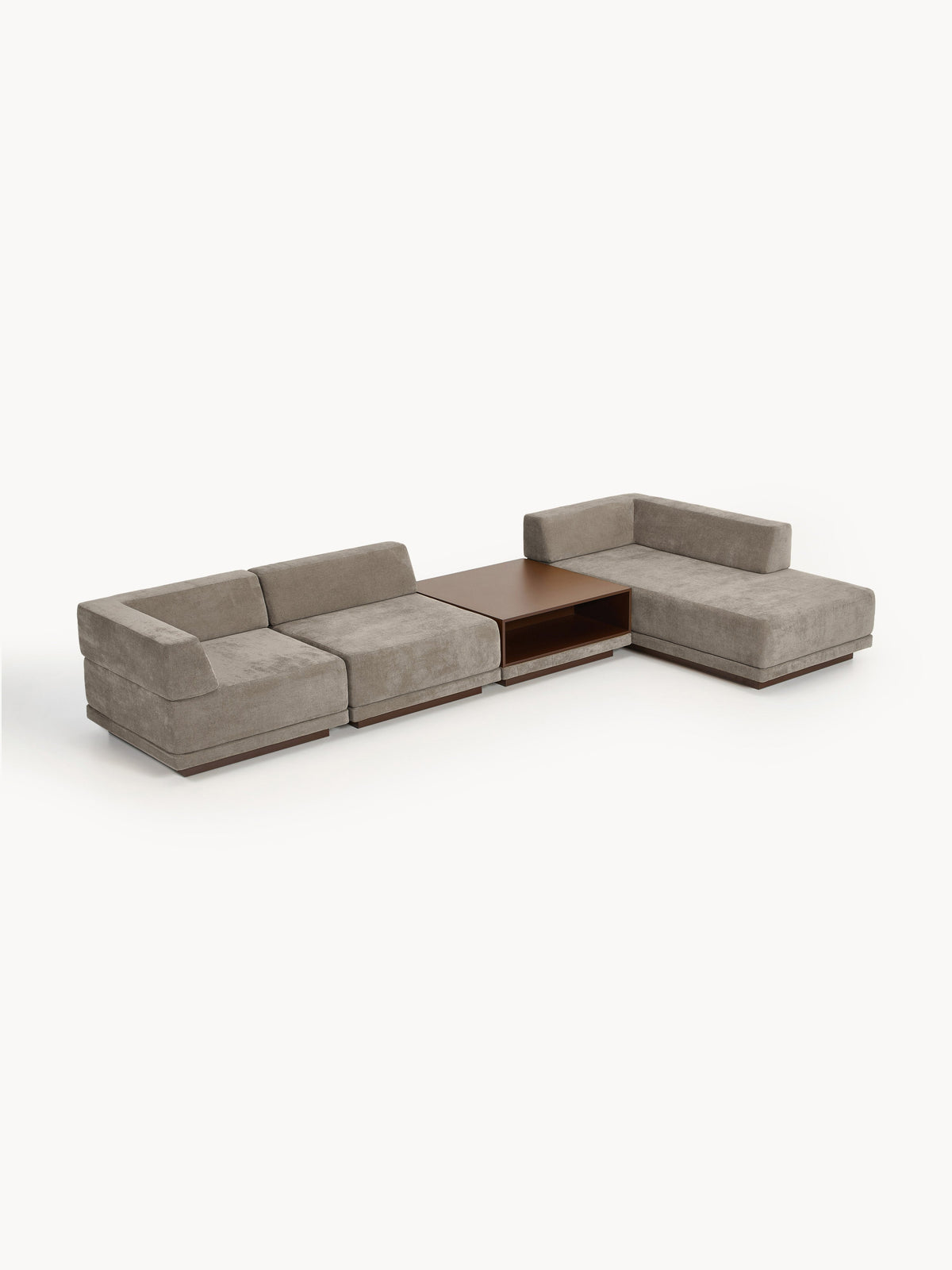 Colinaster Modular Corner Sofa (4-Seater) with Coffee Table