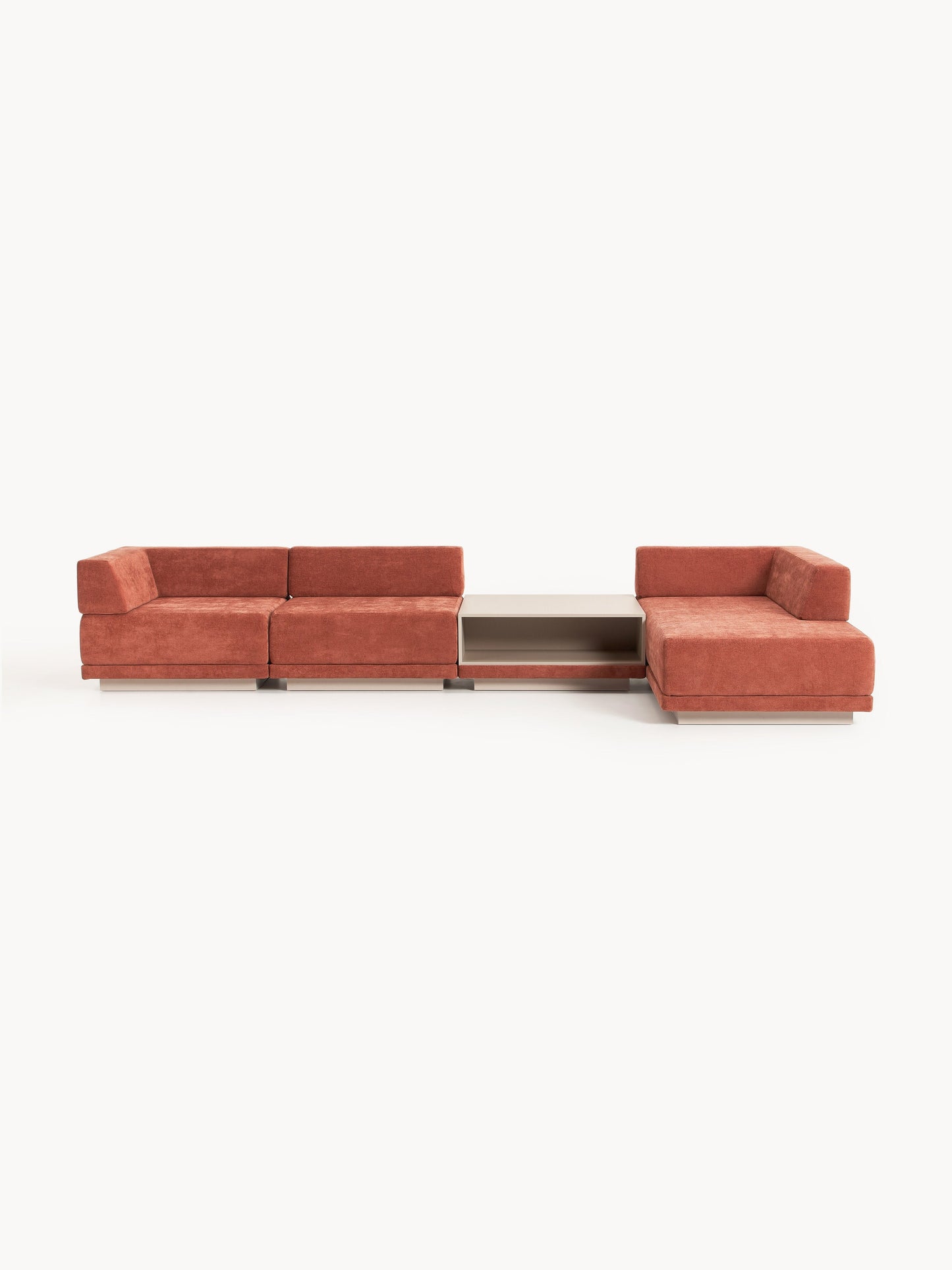 Colinaster Modular Corner Sofa (4-Seater) with Coffee Table