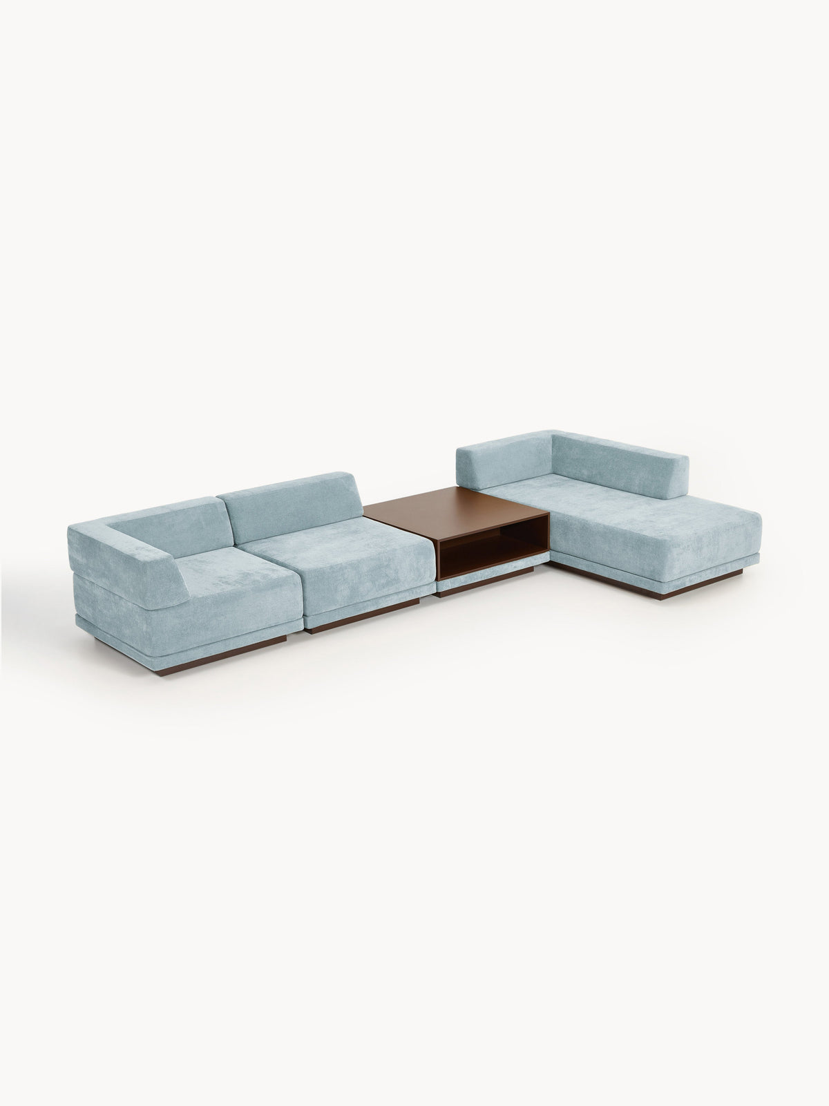 Colinaster Modular Corner Sofa (4-Seater) with Coffee Table