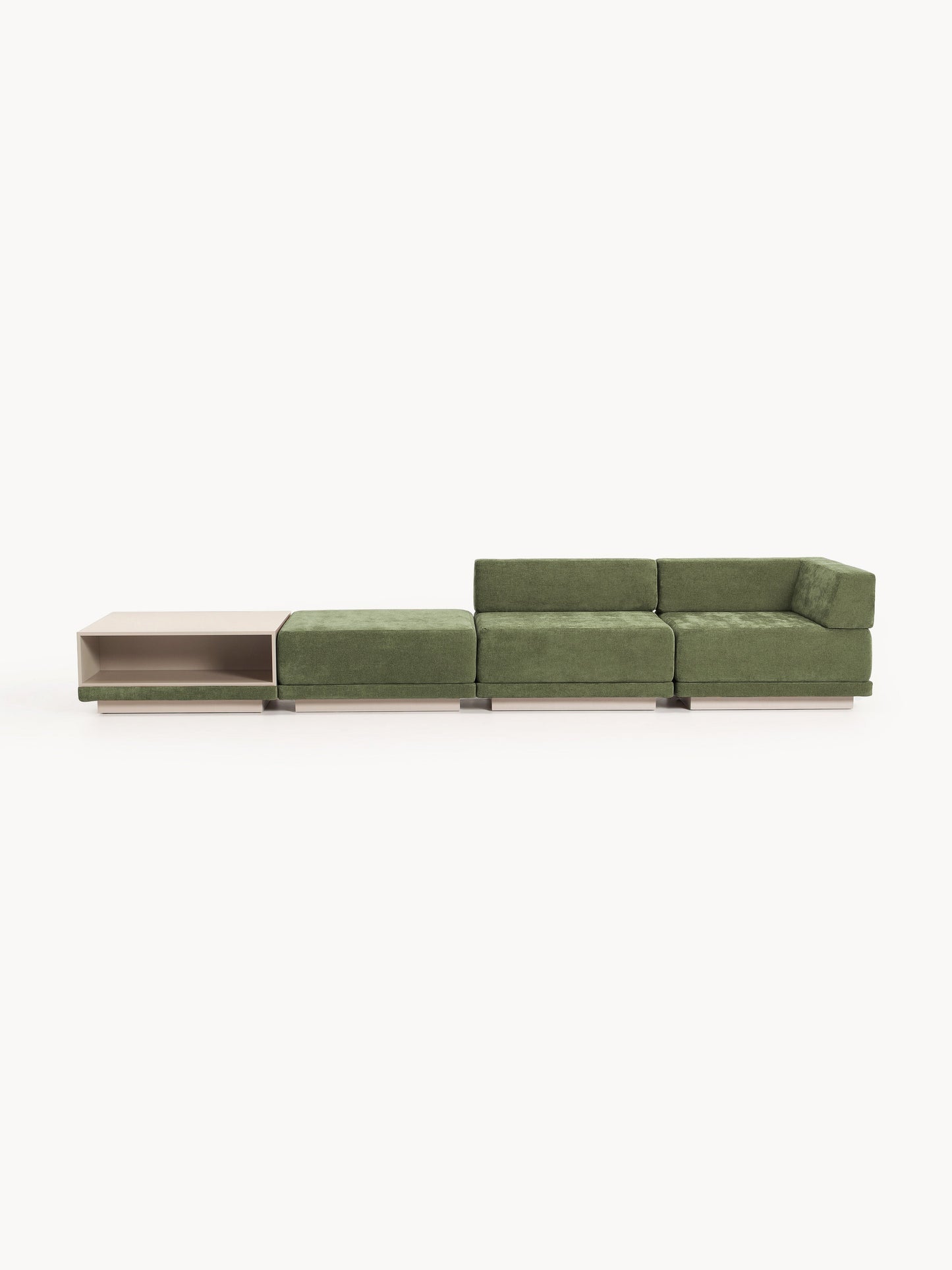 Colinaster Modular Sofa (4-Seater) with Coffee Table & Ottoman