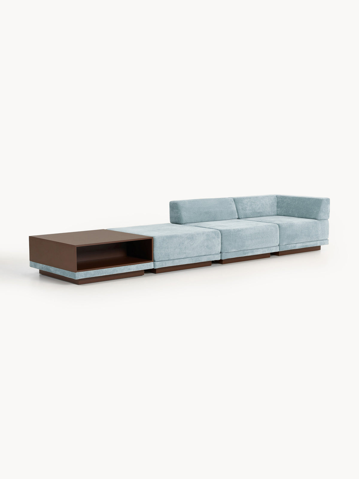 Colinaster Modular Sofa (4-Seater) with Coffee Table & Ottoman