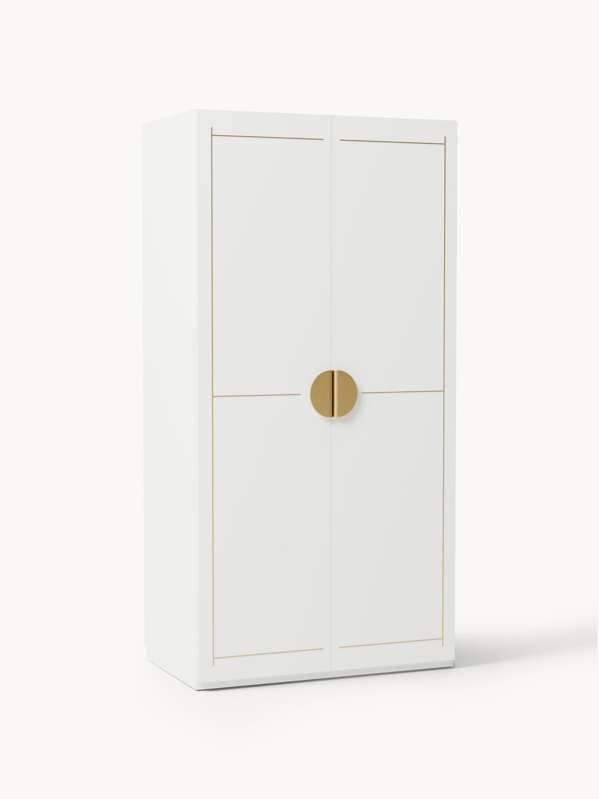 Denaure Modular Hinged-Door Wardrobe, 100 cm Wide, in Various Sizes