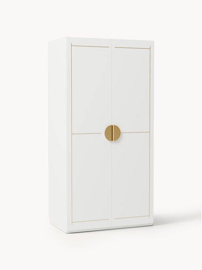 Denaure Modular Hinged-Door Wardrobe, 100 cm Wide, in Various Sizes