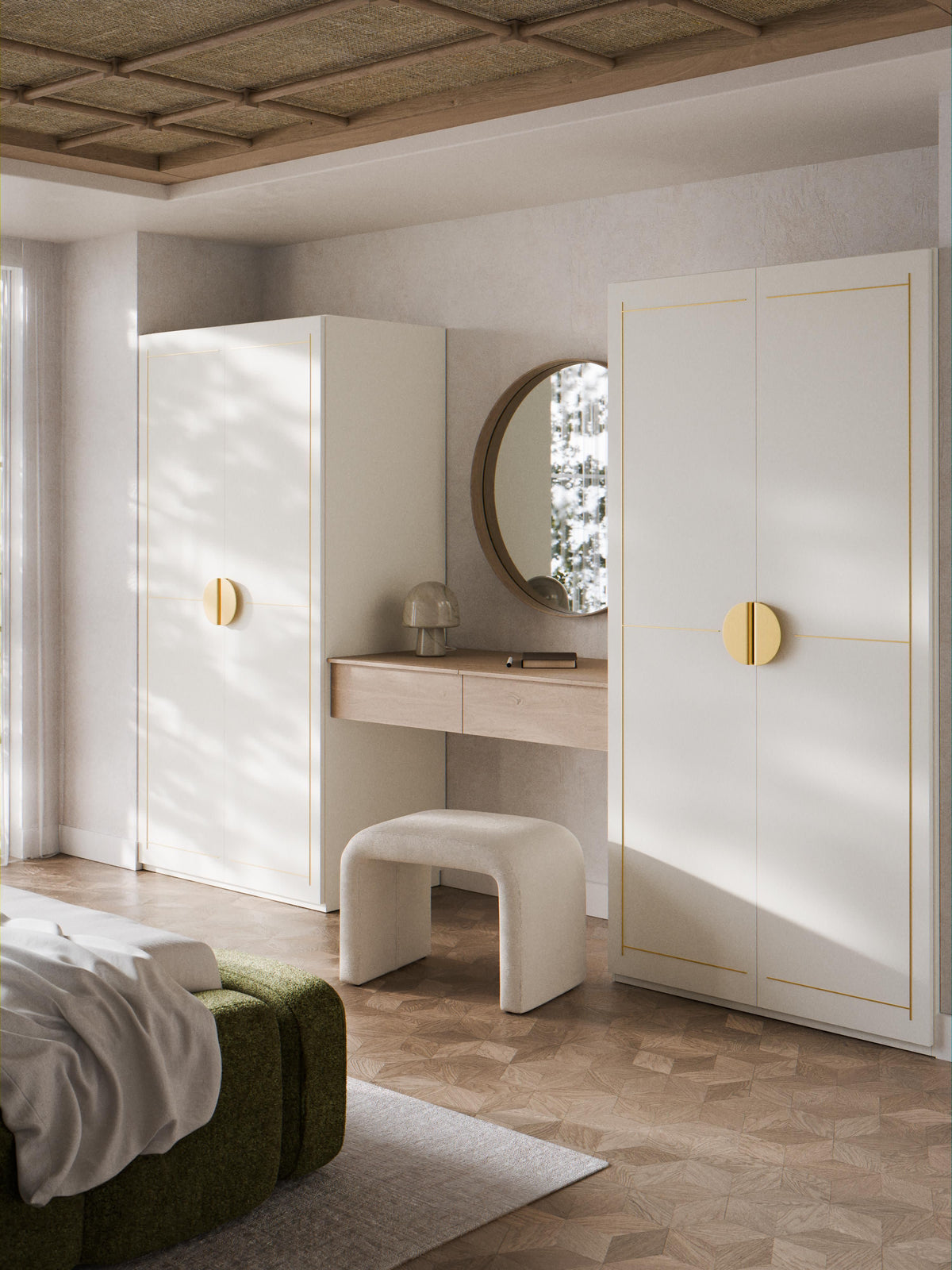Denaure Modular Hinged-Door Wardrobe, 100 cm Wide, in Various Sizes