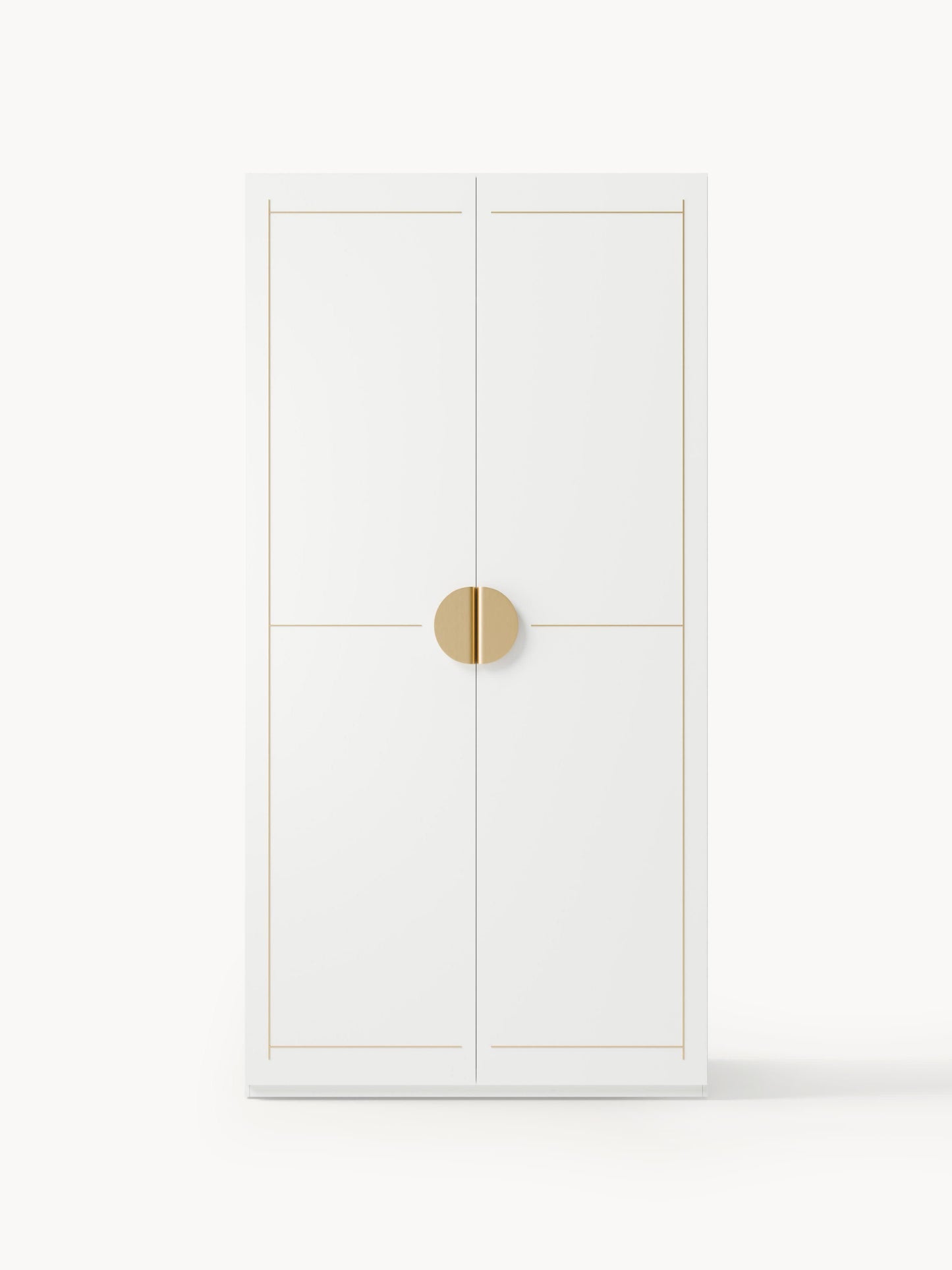 Denaure Modular Hinged-Door Wardrobe, 100 cm Wide, in Various Sizes