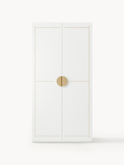 Denaure Modular Hinged-Door Wardrobe, 100 cm Wide, in Various Sizes