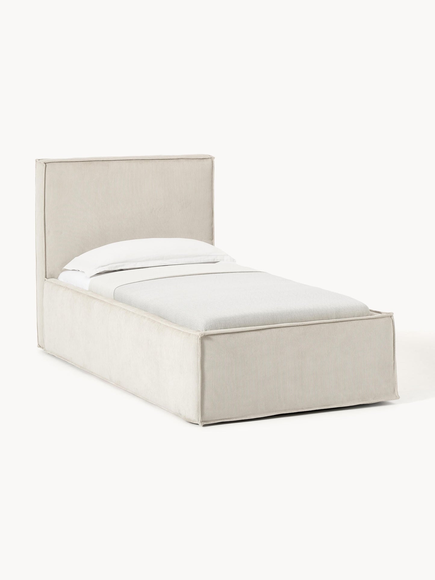 Drennica Corduroy Single Bed