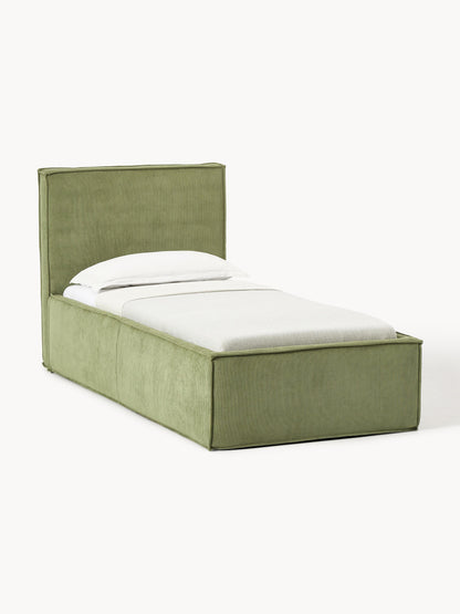 Drennica Corduroy Single Bed