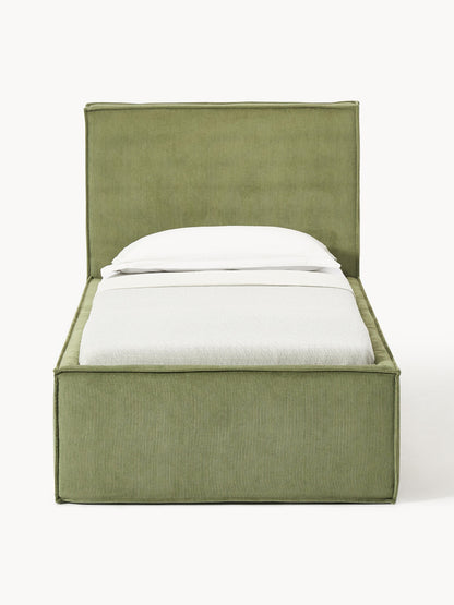 Drennica Corduroy Single Bed