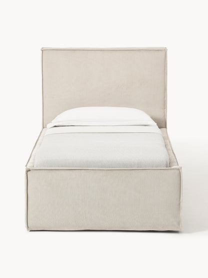 Drennica Corduroy Single Bed