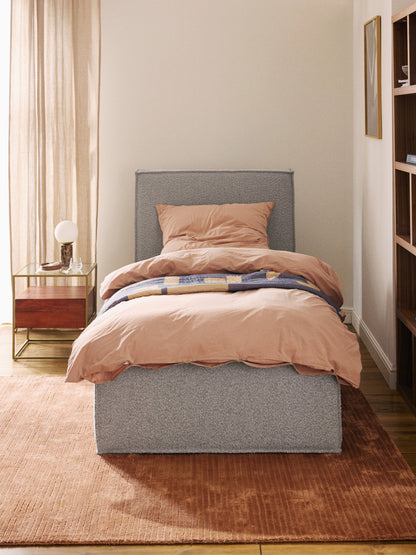 Drennica Single Bed in Bouclé