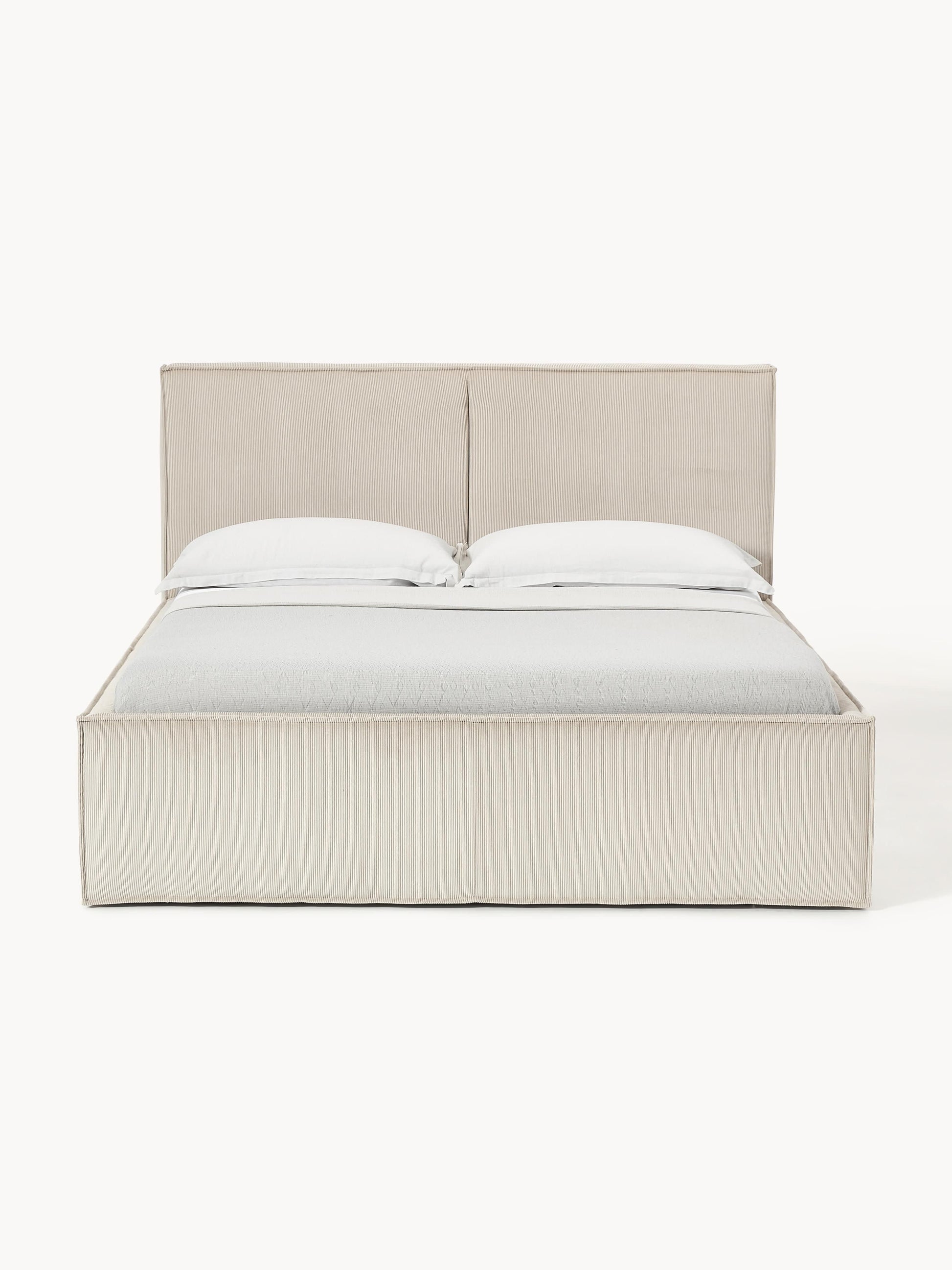 Drennica Upholstered Bed in Corduroy