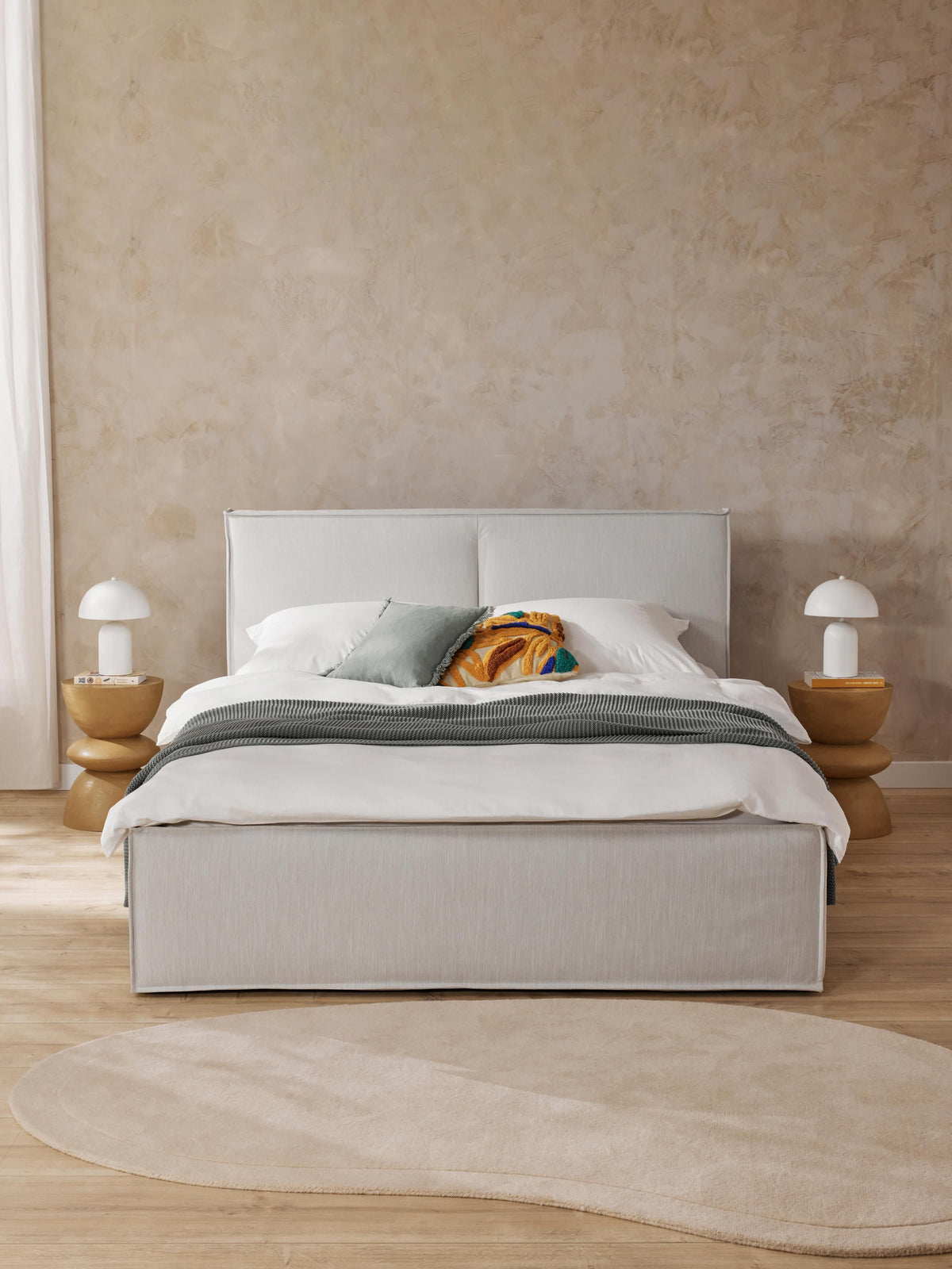 Drennica Upholstered Bed with Storage
