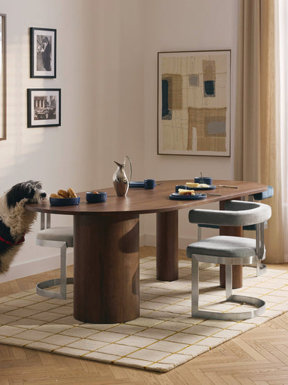 Dunarine Oval Dining Table in Oak, in Various Sizes