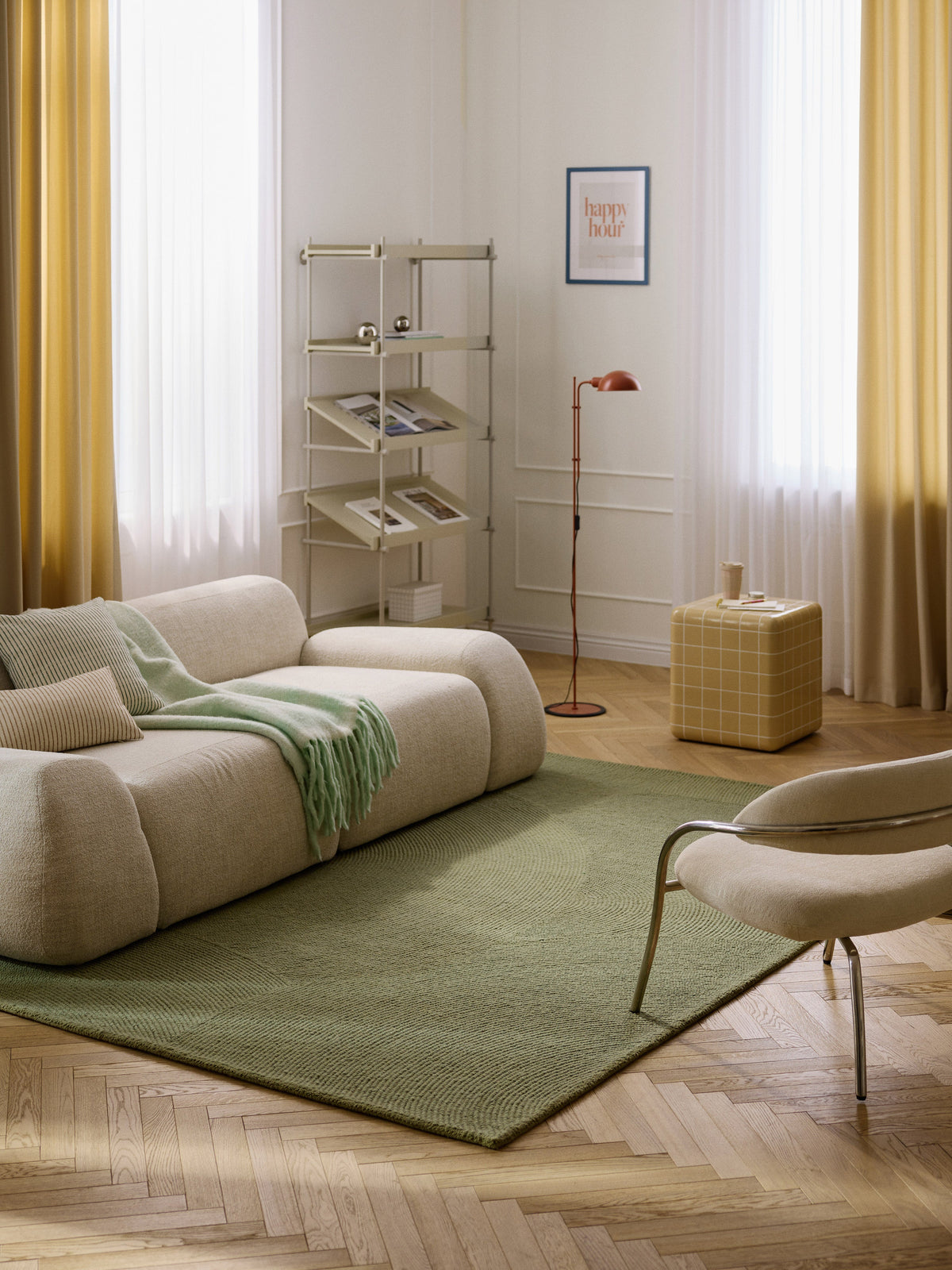 Elenbert Hand-Tufted Wool Rug