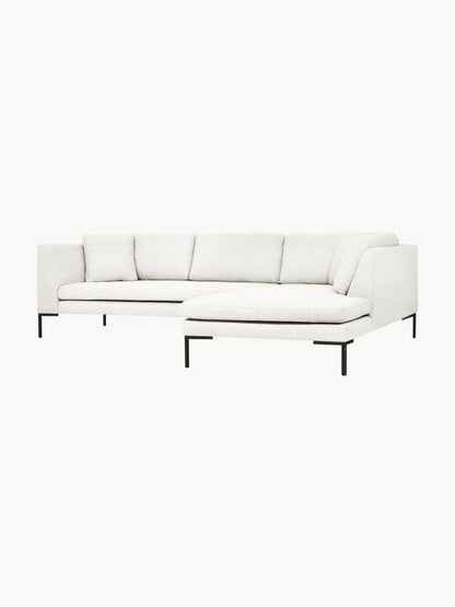 Emmarine Corner Sofa with Metal Legs