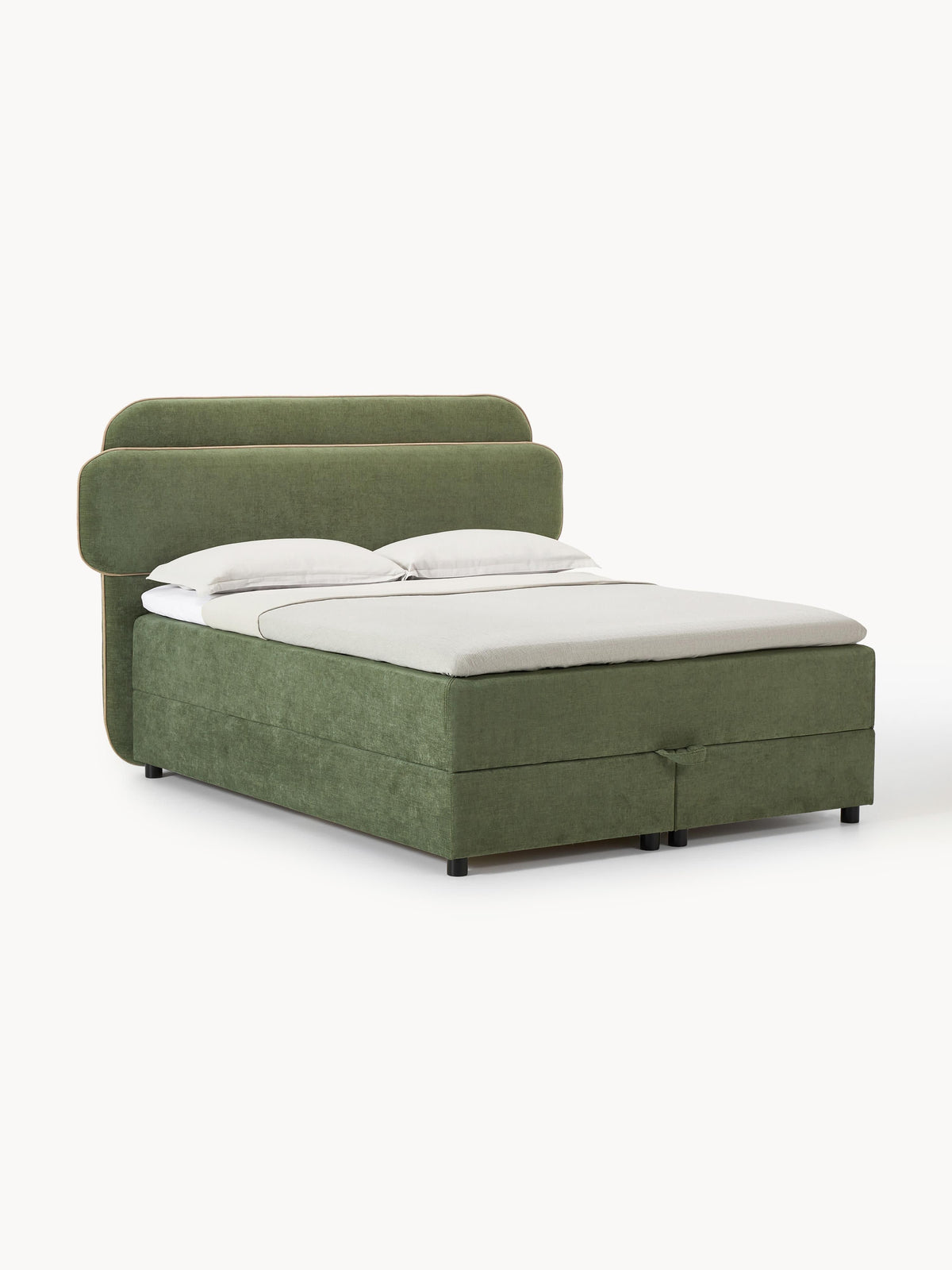 Enricilla Box Spring Bed with Storage