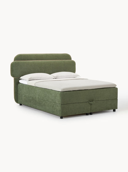 Enricilla Box Spring Bed with Storage