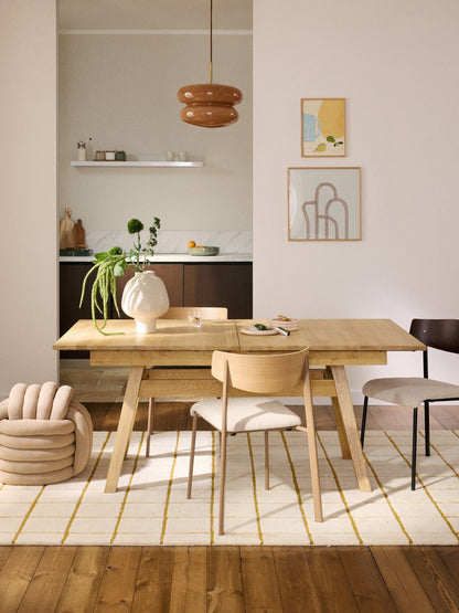 Ethmont Extendable Dining Table, 180 - 220 x 100 cm