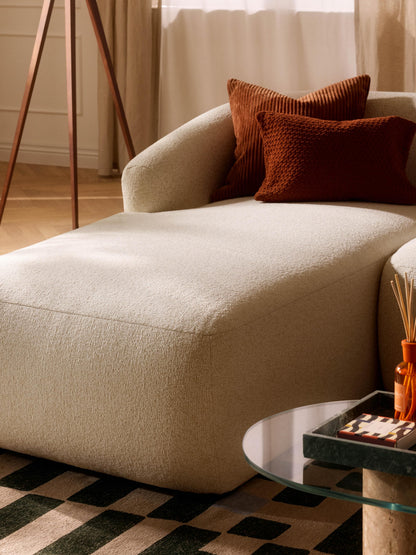 Fialdi Bouclé Chaise Corner Module