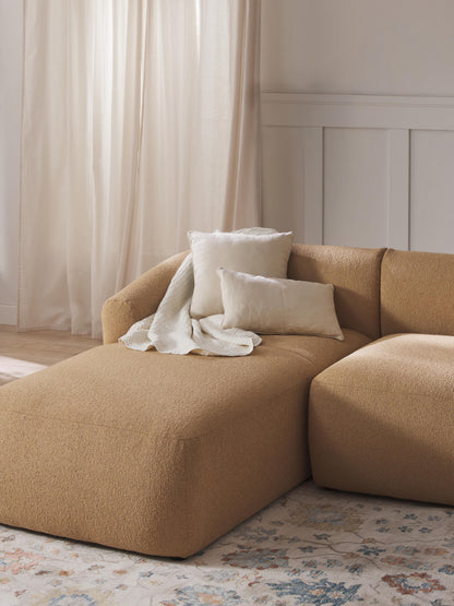 Fialdi Bouclé Chaise Corner Module