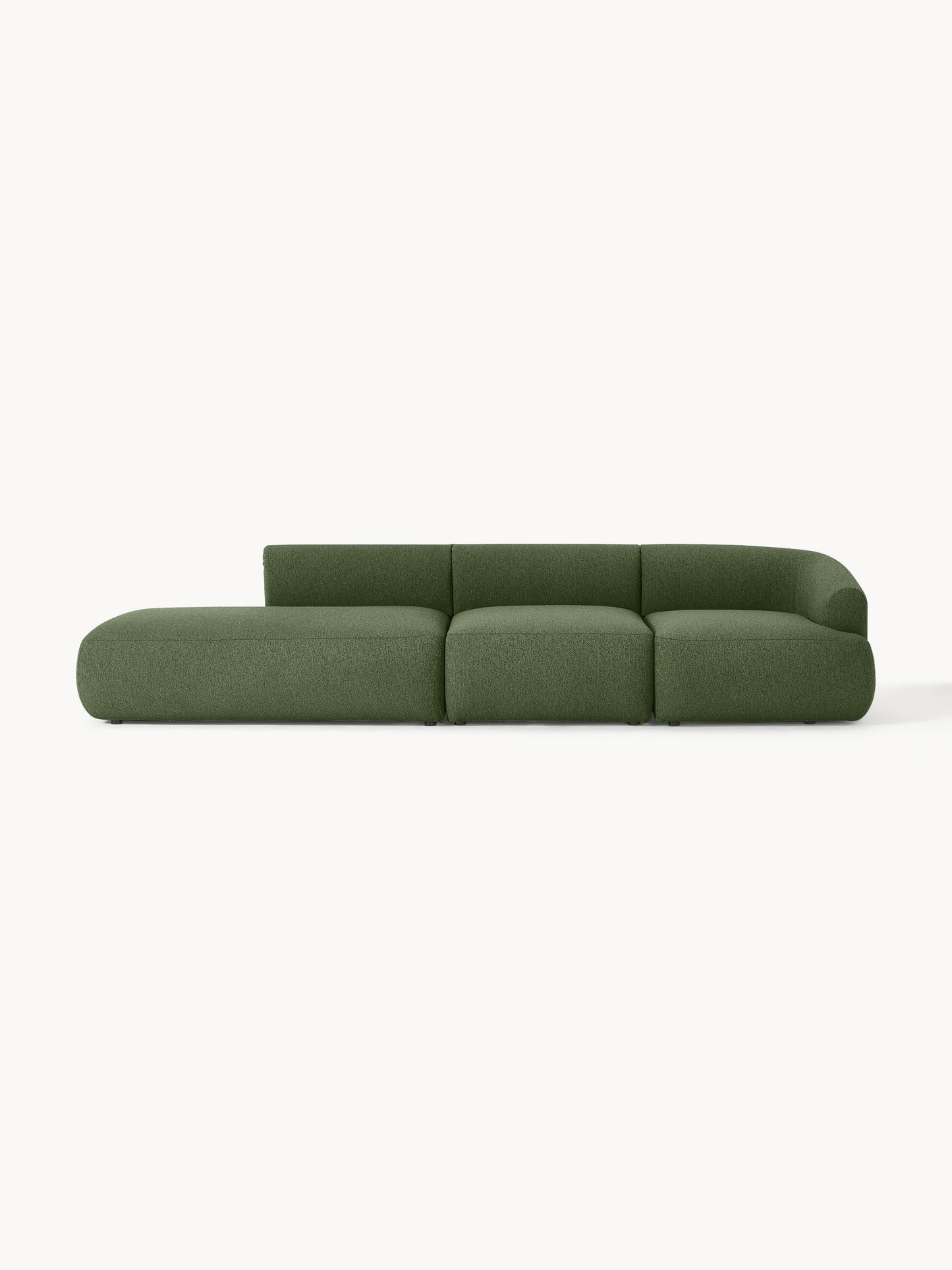 Fialdi Modular Bouclé Chaise (2-Seater)