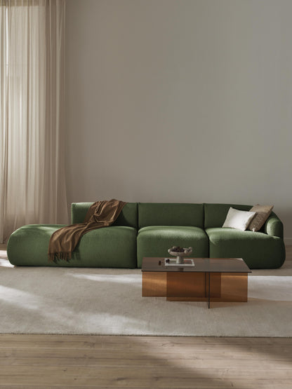 Fialdi Modular Bouclé Chaise (2-Seater)