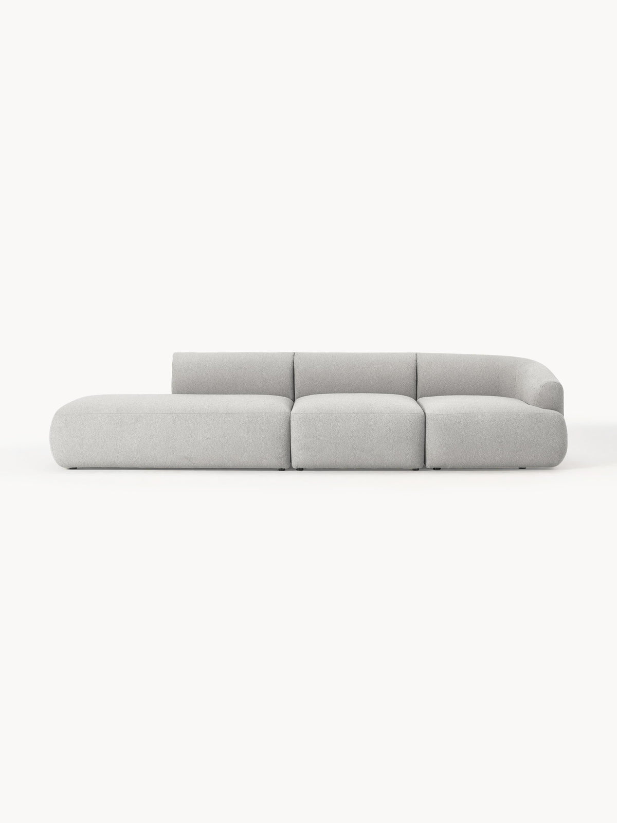 Fialdi Modular Bouclé Chaise (2-Seater)