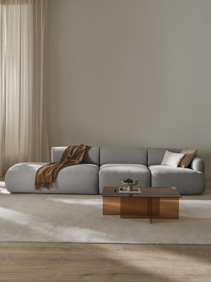 Fialdi Modular Bouclé Chaise (2-Seater)