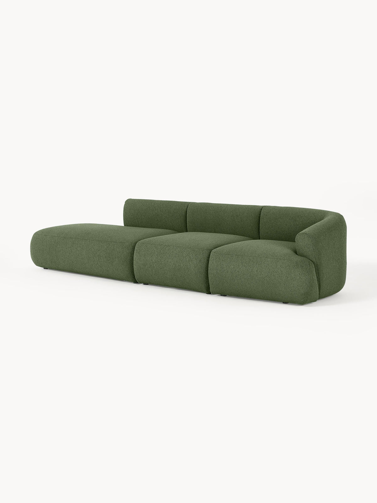 Fialdi Modular Bouclé Chaise (2-Seater)